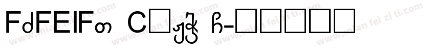 FZFEIFT CUJW G字体转换